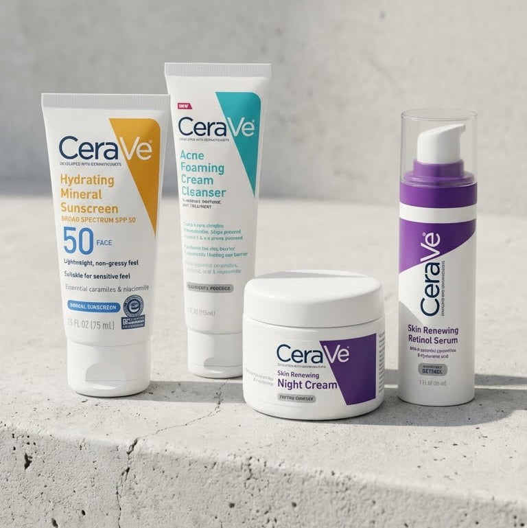 CeraVe 4 in 1 Skincare Bundle